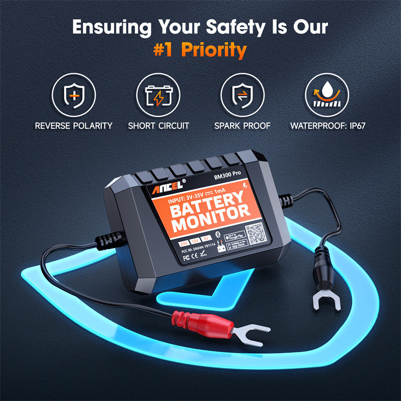 ANCEL BM300 PRO 6V 12V 24V compatibility