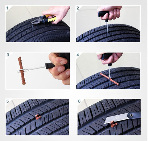 Tubeless Tyre Puncture Repair Kit