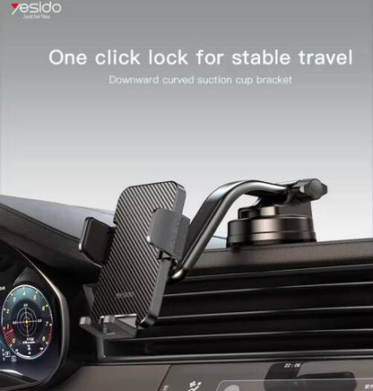 Adjustable Car Phone Holder for 4.0–7.2 Inch Smartphones