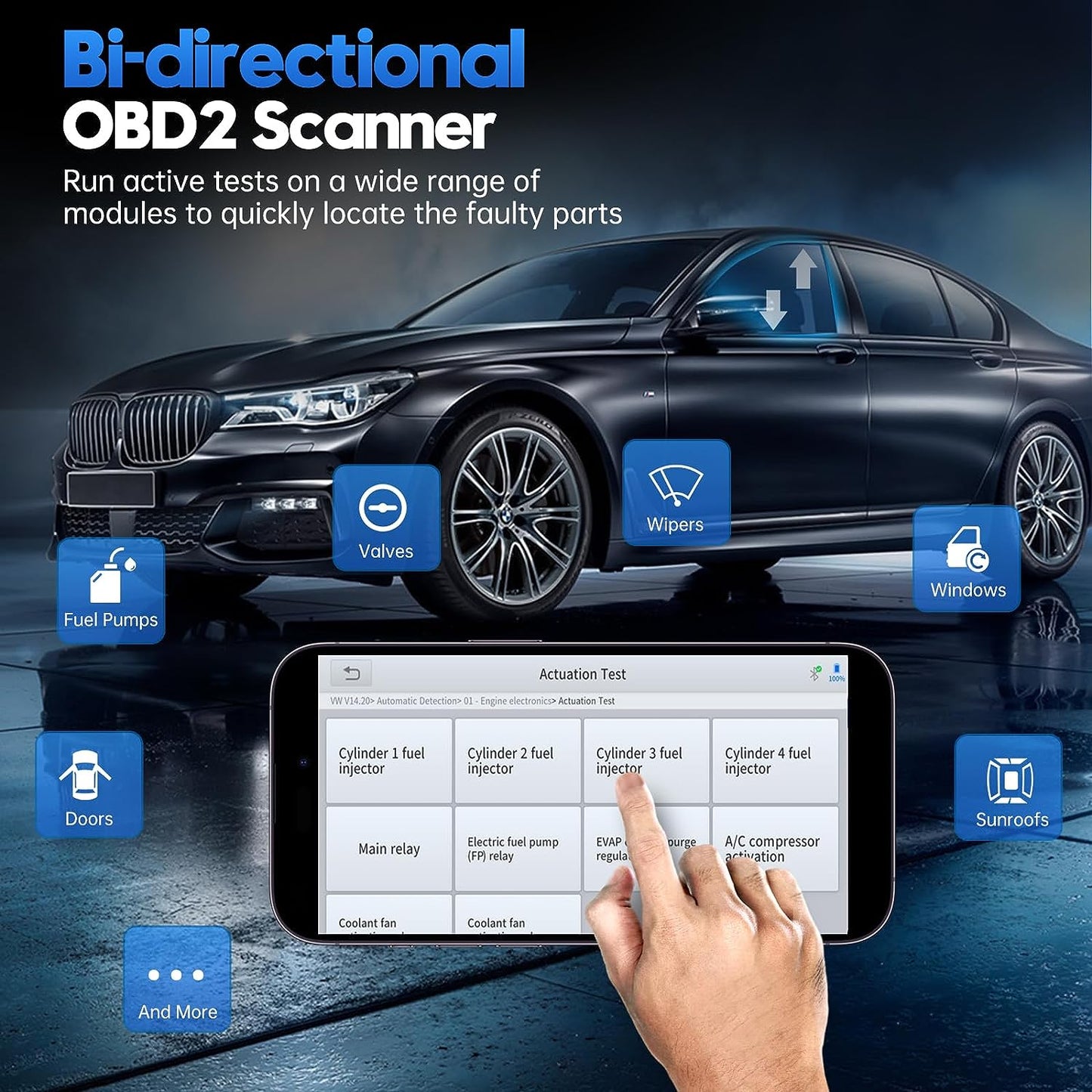 XTOOL Anyscan A30M Diagnostic Scan Tool With Odometer Correction