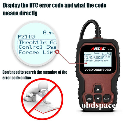 Diagnostic Scanner Ancel JP700 JOBD OBD2 Japanese Cars For Toyota Nissan Honda Mazda