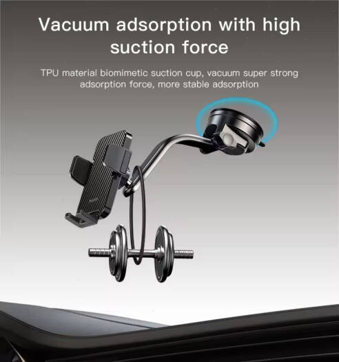 Adjustable Car Phone Holder for 4.0–7.2 Inch Smartphones