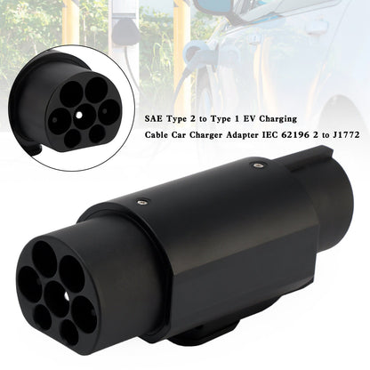 Type 2 to Type 1 EV Charging Adapter – SAE J1772 32A 250V 7kW