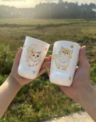 Hand-Painted Custom Pet Ceramic Mug - Whisperwoods