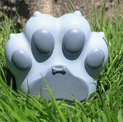 Resin Paw Print Pet Urn (Cremation Ashes Keepsake Box) - Whisperwoods
