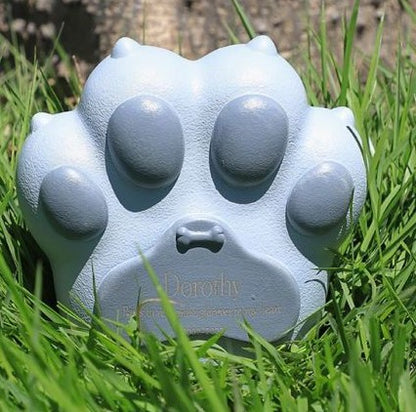 Resin Paw Print Pet Urn (Cremation Ashes Keepsake Box) - Whisperwoods